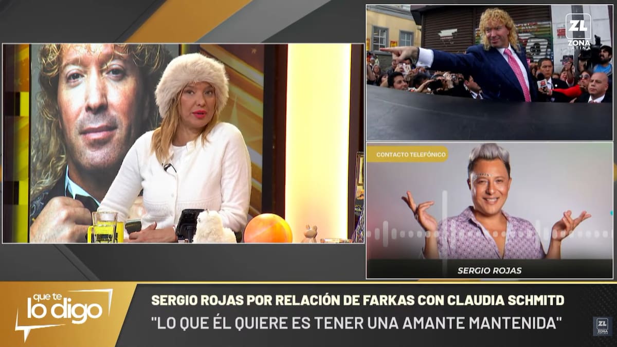 No estaba en el panel del programa, pero sí a través de un contacto telefónico. Foto: Reproducción.