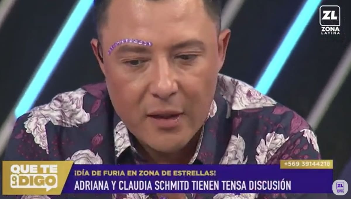 El animador de encaró además a la "leona". Créditos: Pantallazo Zona Latina