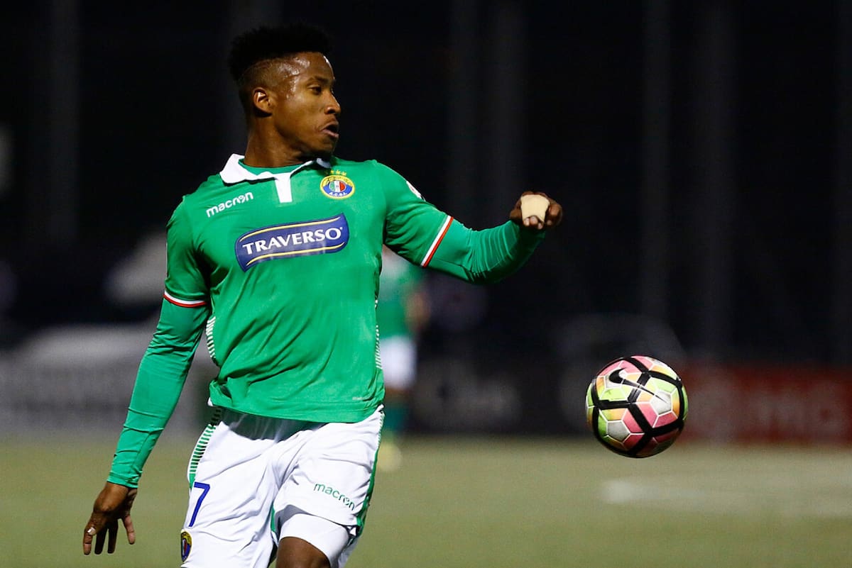 El delantero en su paso por Audax Italiano. Foto: Agencia Aton.