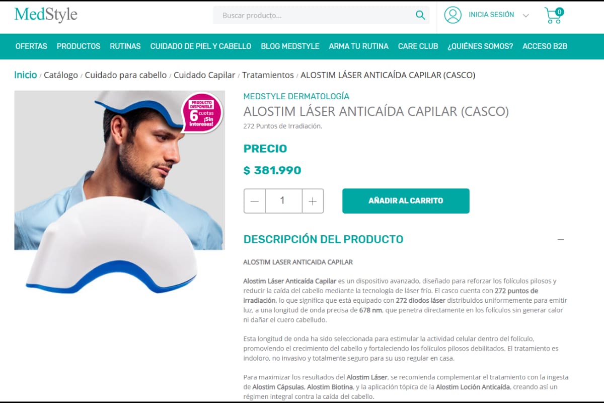 Producto vendido por una de las empresas oficiadas.