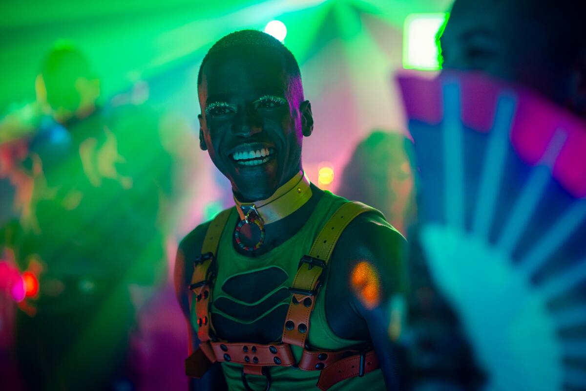 Sex Education Season 4. Ncuti Gatwa as Eric Effiong in Sex Education Season 4. Cr. Samuel Taylor/Netflix © 2022 - SexEd4_Day19_Ep403_ST-164.arw