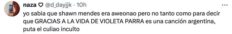 El cantate causó indignación.