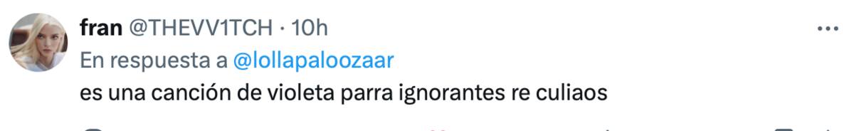 El cantate causó indignación.