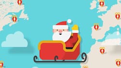 Así puedes seguir el viaje del Viejito Pascuero desde el Polo Norte esta Navidad