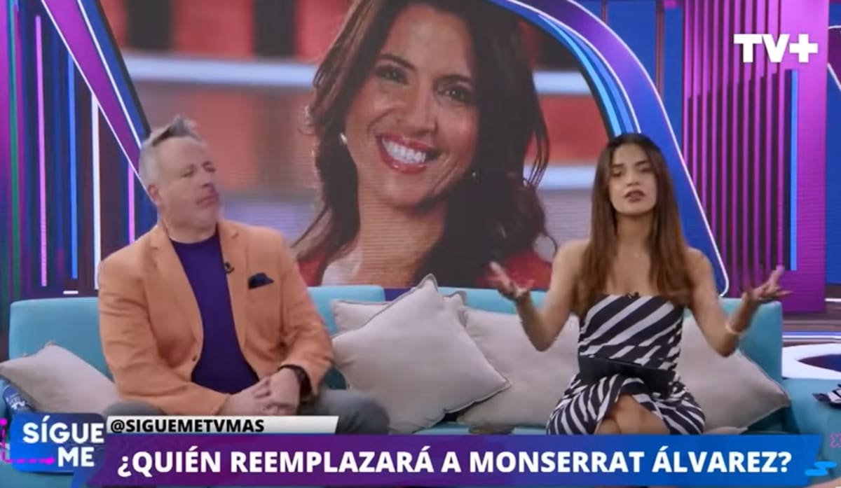 Camila Campos se refiere a posible reemplazo de Monserrat Álvarez. Créditos: Pantallazo TV+