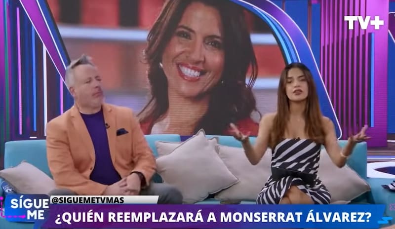 Camila Campos se refiere a posible reemplazo de Monserrat Álvarez. Créditos: Pantallazo TV+