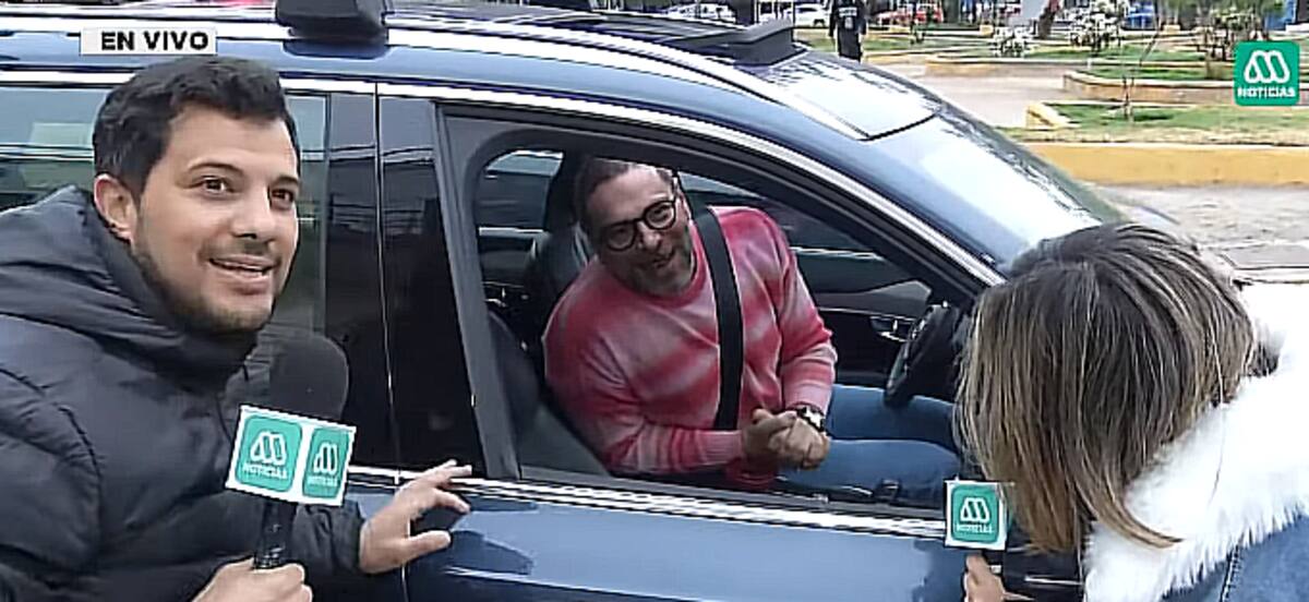 En un encuentro que tuvo en pleno despacho con José Antonio Neme. / Fuente: Mega