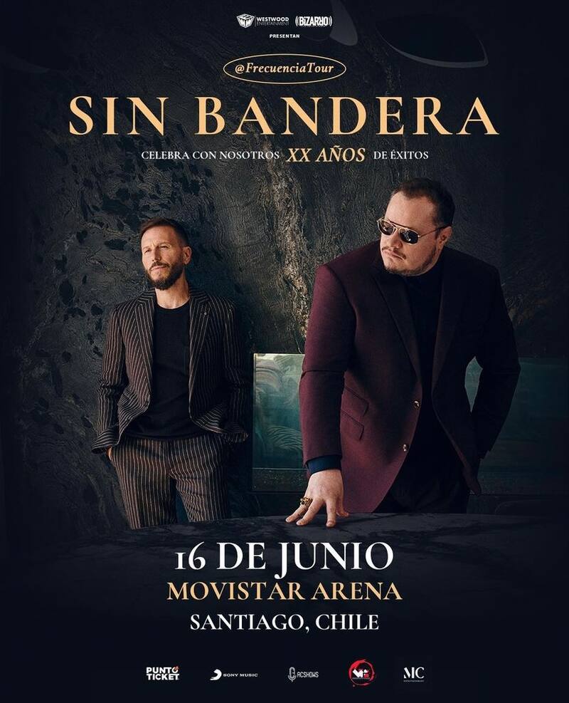 El dueto llegará a presentarse en el Movistar Arena próximamente / Instagram