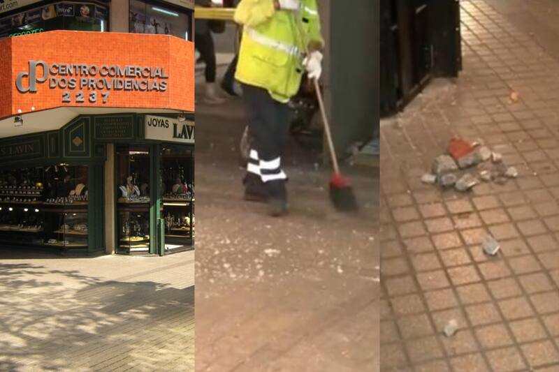 Detectan desprendimiento de materiales en edificios tras movimiento telúrico.
