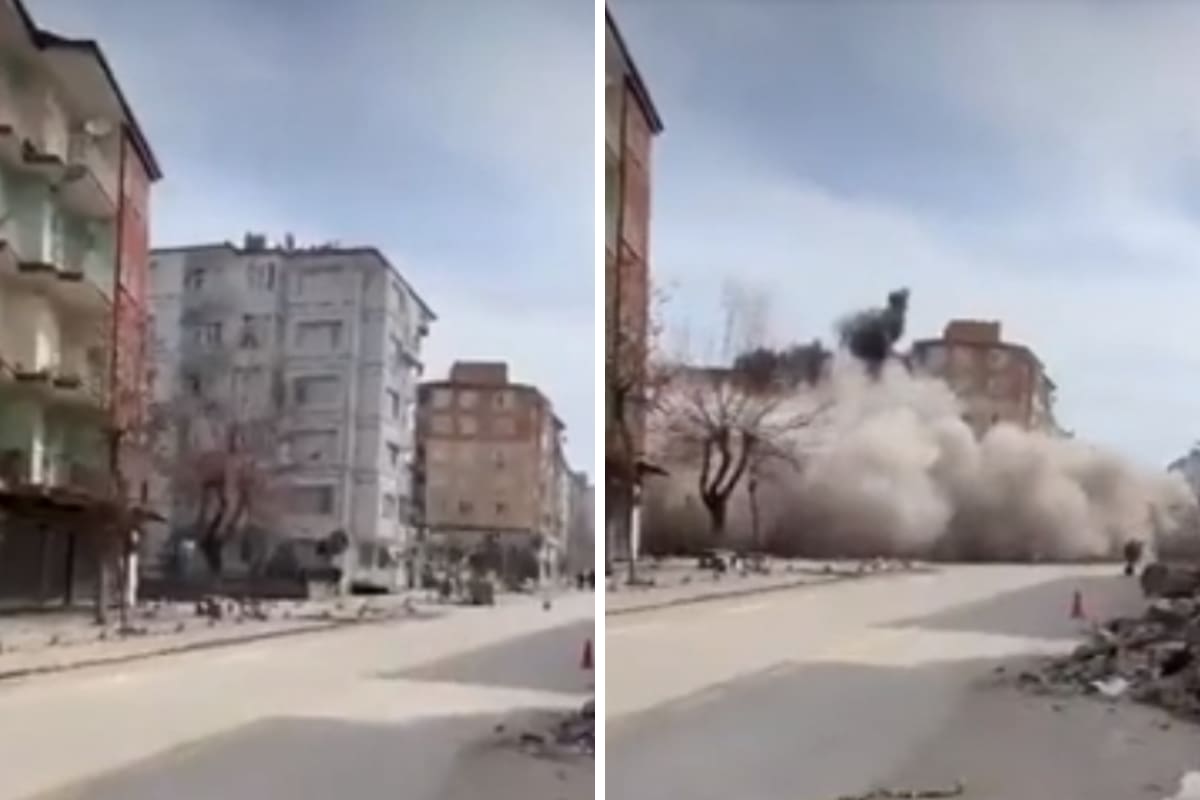 Videos del nuevo sismo en Turquía circulan en internet.