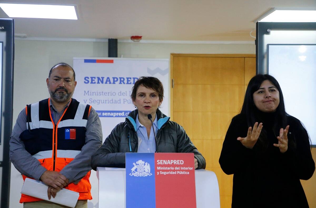 Decretan emergencia preventiva por sistema frontal en la zona centro-sur del país