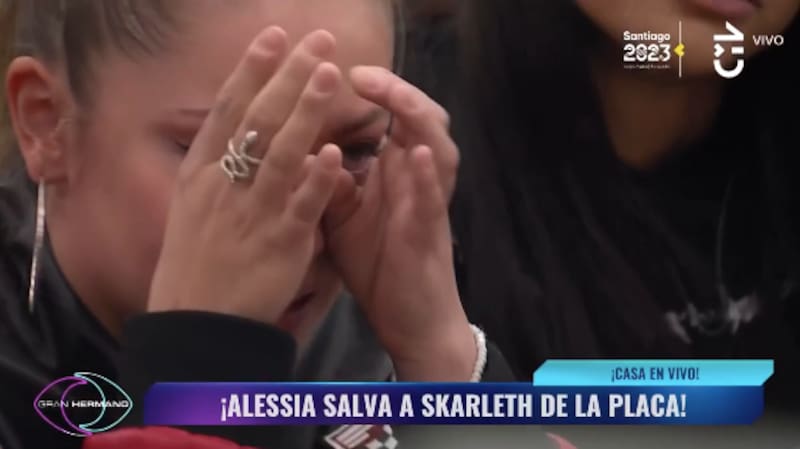 Skarleth Labra fue salvada de la placa de nominación por Alessia Traverso. Foto: CHV.