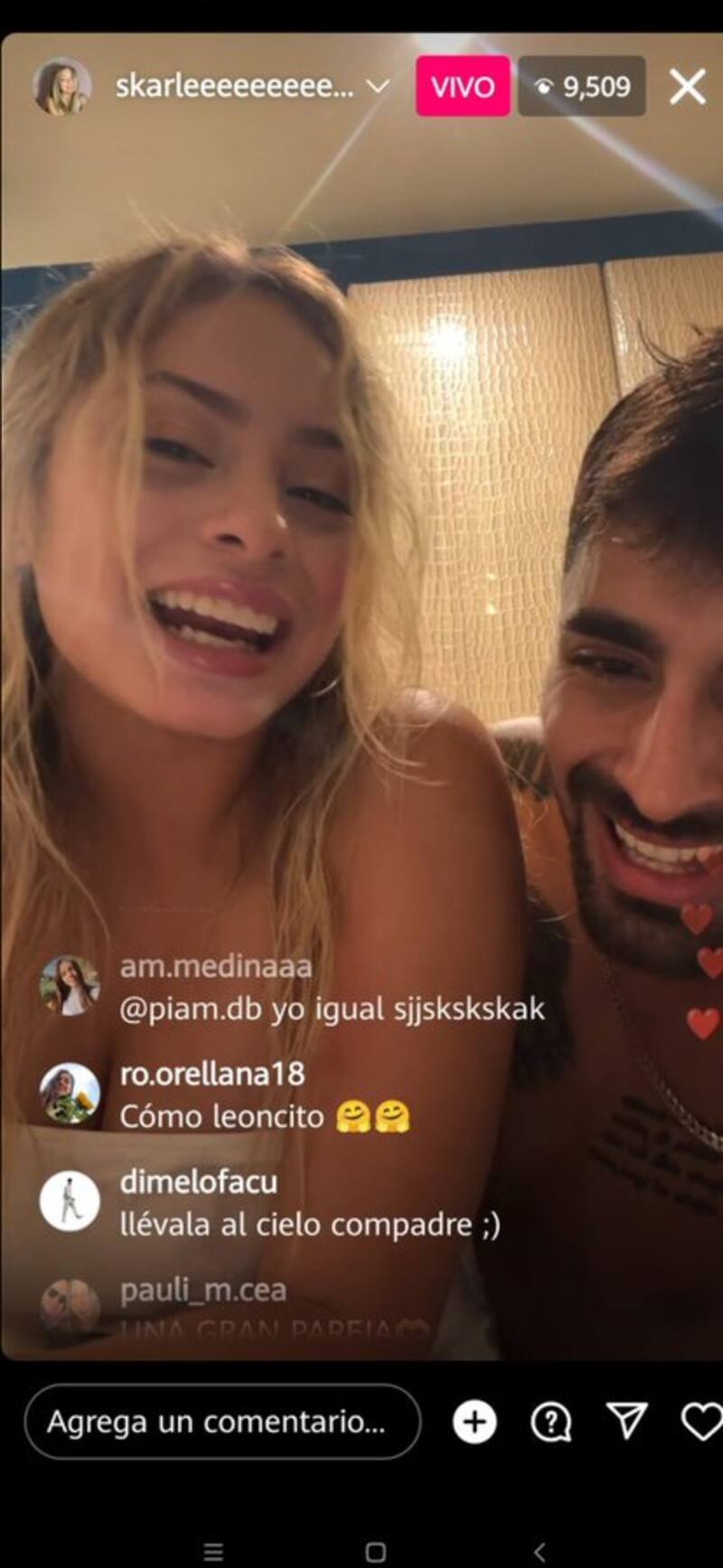 El mensaje de Facundo Alonso, expareja de Skarleth Labra. Foto: Instagram.