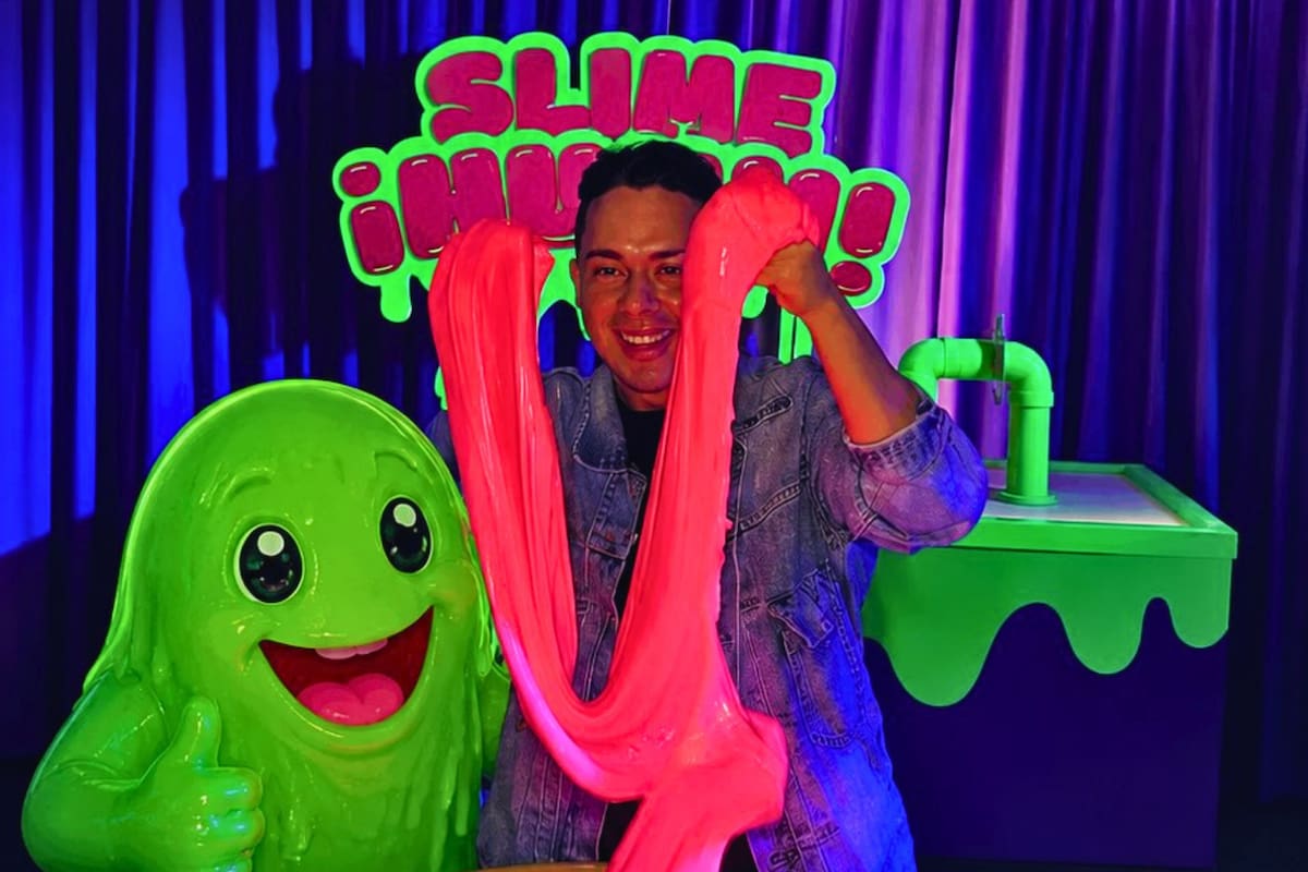 Tiene áreas para crear un slime propio. Foto: Slime Huum y jonasyms en Instagram.