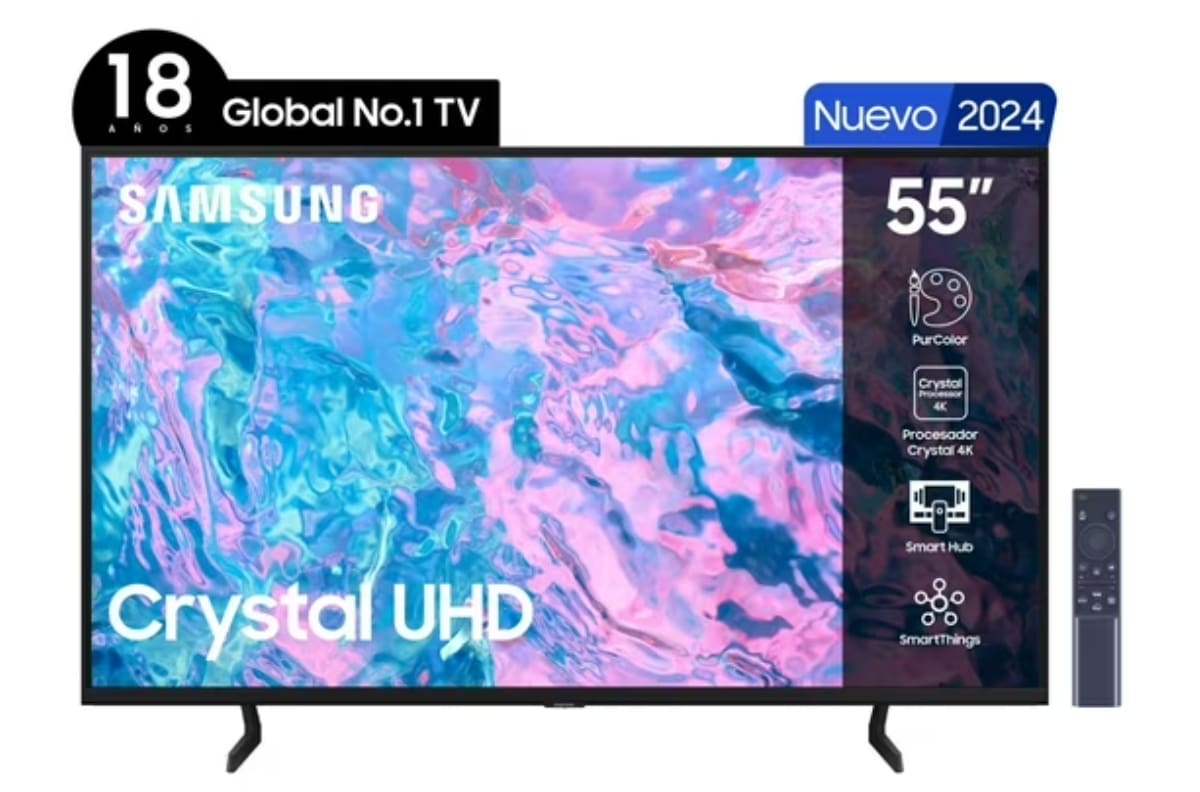 Supermercado Lider tiene este Smart TV Samsung de 55 pulgadas con más de un 40% de descuento