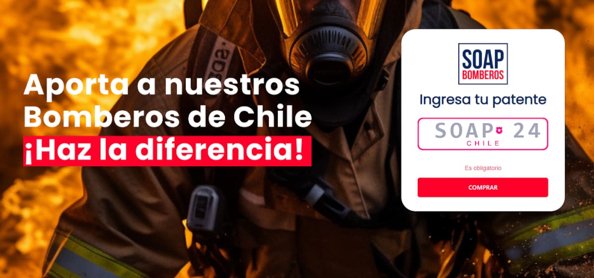 Revisa cómo comprar tu seguro obligatorio y apoyar a Bomberos.