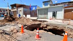 VIDEO | Registran socavón en Alto Hospicio: Vecinos denuncian presencia de más forados