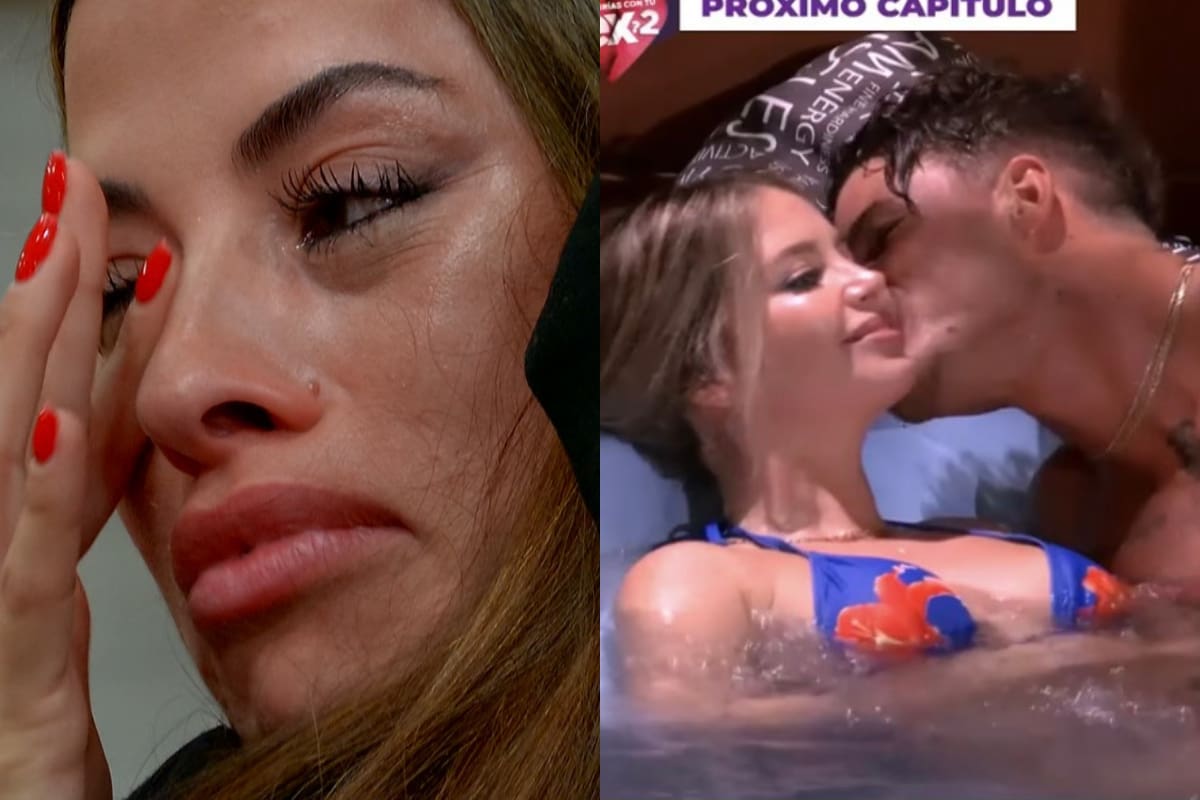 La modelo rompió en llanto al ver el acercamiento entre Flavia y Rai.