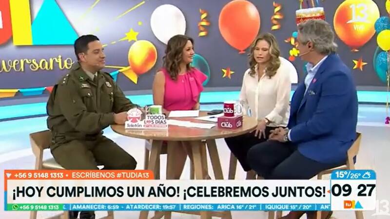 Créditos: Pantallazo Canal 13