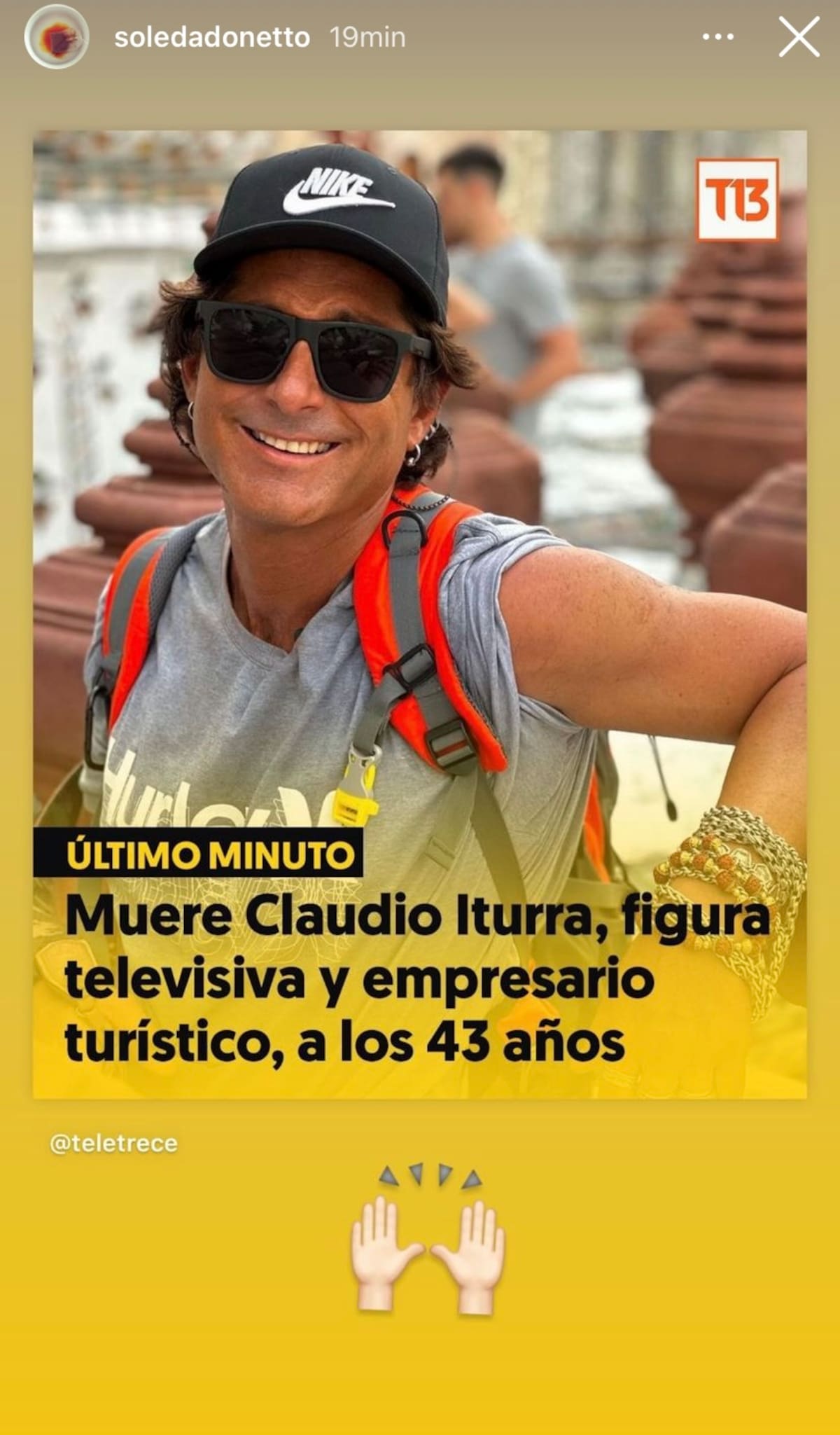 Soledad Onetto fue compañera de trabajo de Claudio Iturra.