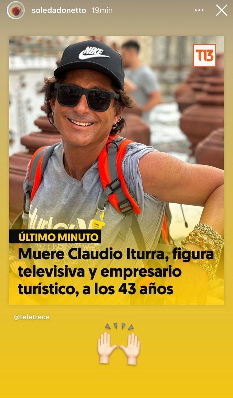 Soledad Onetto fue compañera de trabajo de Claudio Iturra.