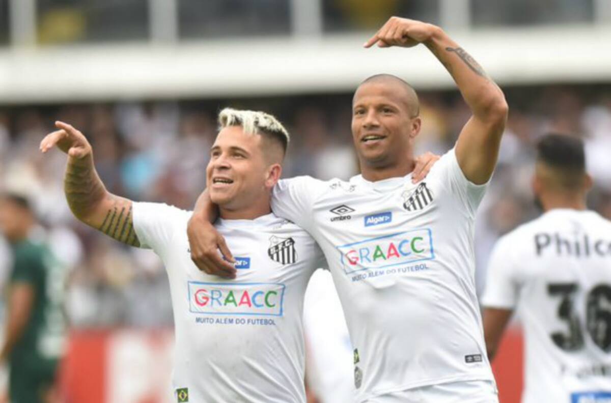 Yeferson Soteldo sigue en racha y marcó en la goleada del Santos a Cruzeiro