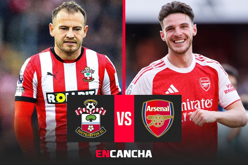 por la fecha 28 de la Premier League. Foto: Prensa Southampton y EFE.