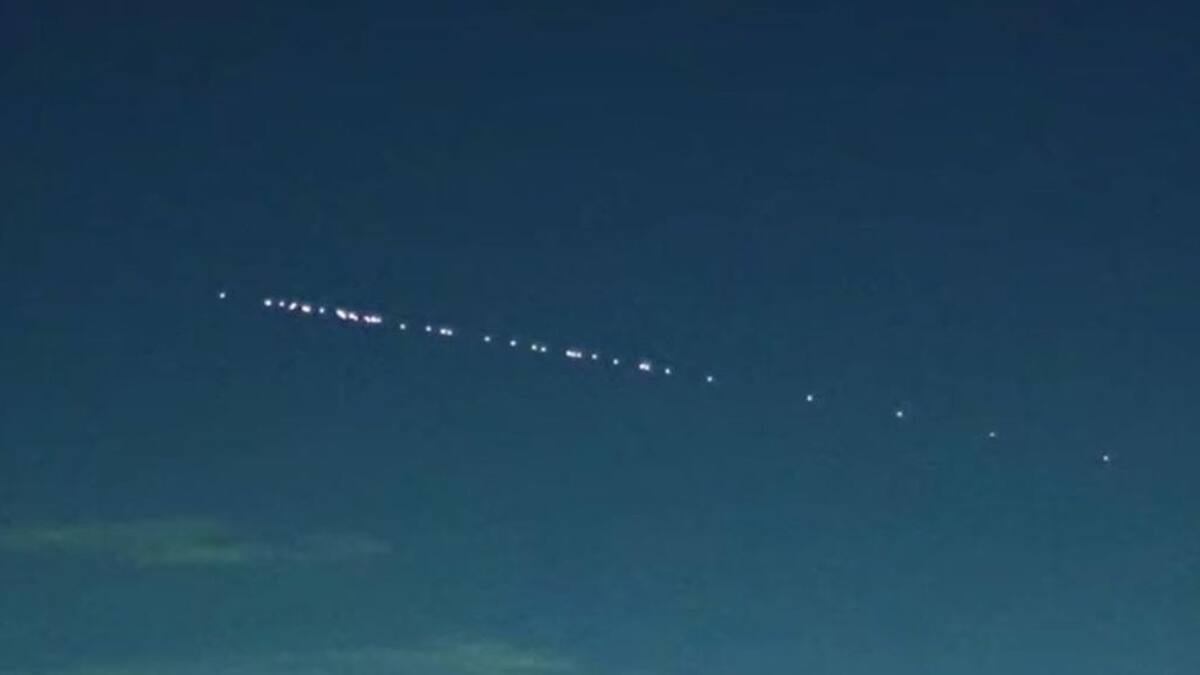 Nuevo tren de satélites de Starlink se verá en la RM: conoce a qué hora y dónde pasarán