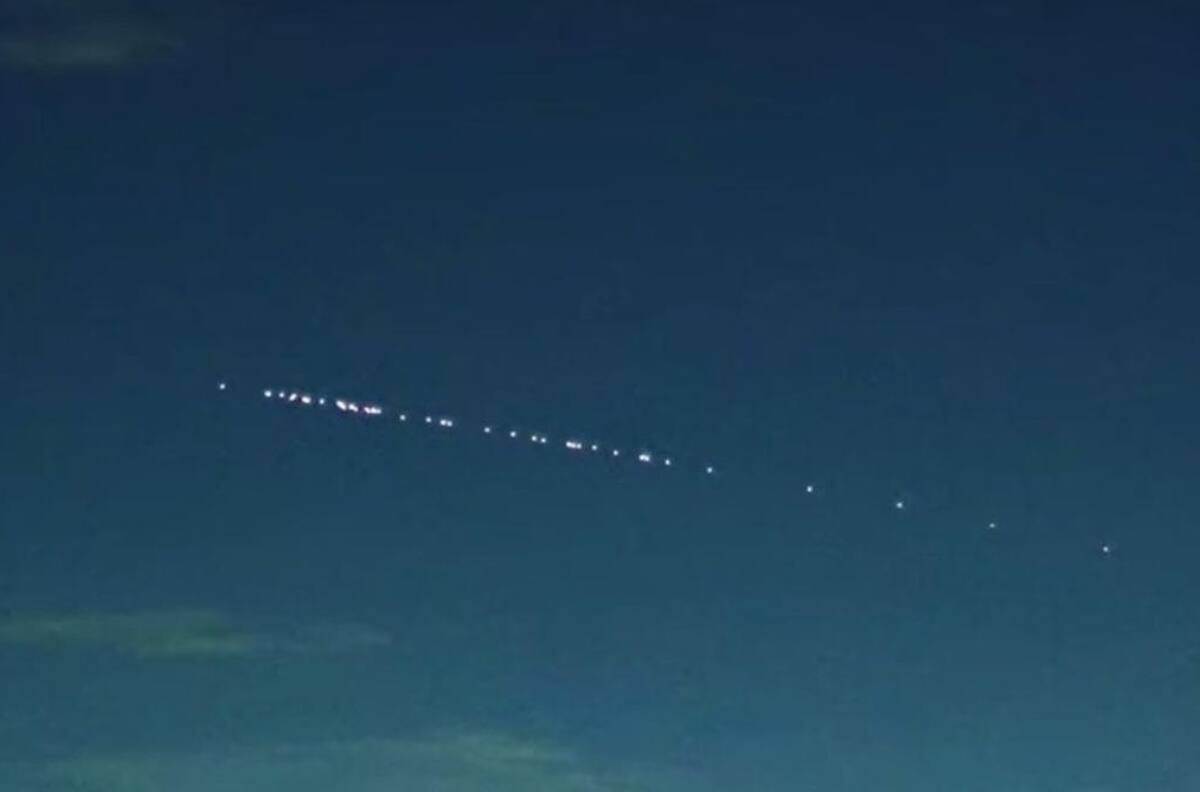 Nuevo tren de satélites de Starlink se verá en la RM: conoce a qué hora y dónde pasarán