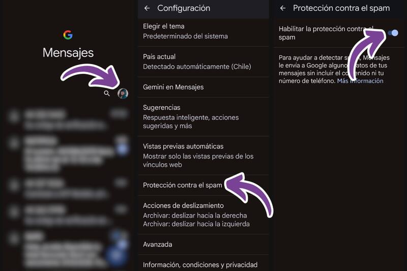 Sigue estos pasos para evitar los mensajes no deseados.