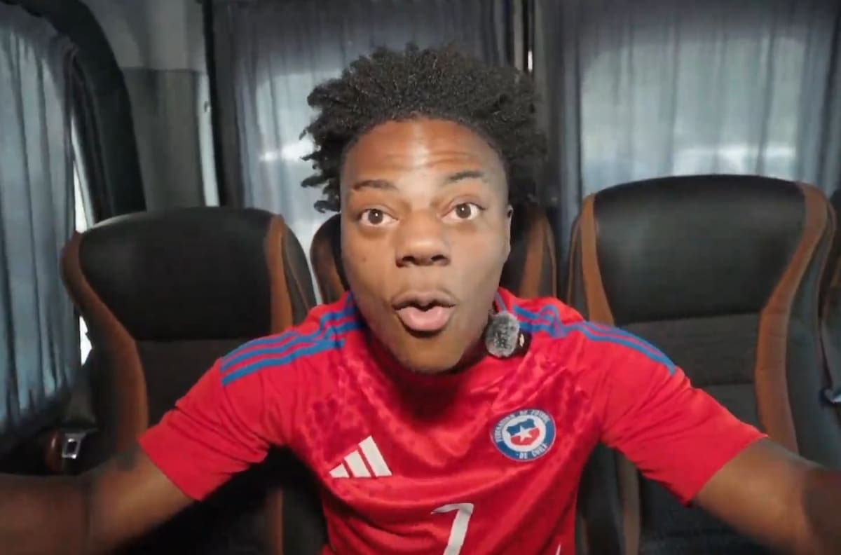 Con la camiseta de La Roja: así fue el primer contacto del streamer Speed con el público chileno