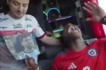 Speed recibió el meme de Alexis Sánchez viendo llorar a Messi en la Copa América y así reaccionó