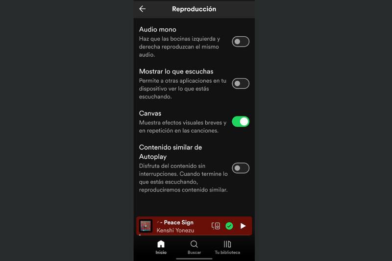 Deberás desactivar dos opciones para conseguir una lista de reproducción realmente aleatoria.