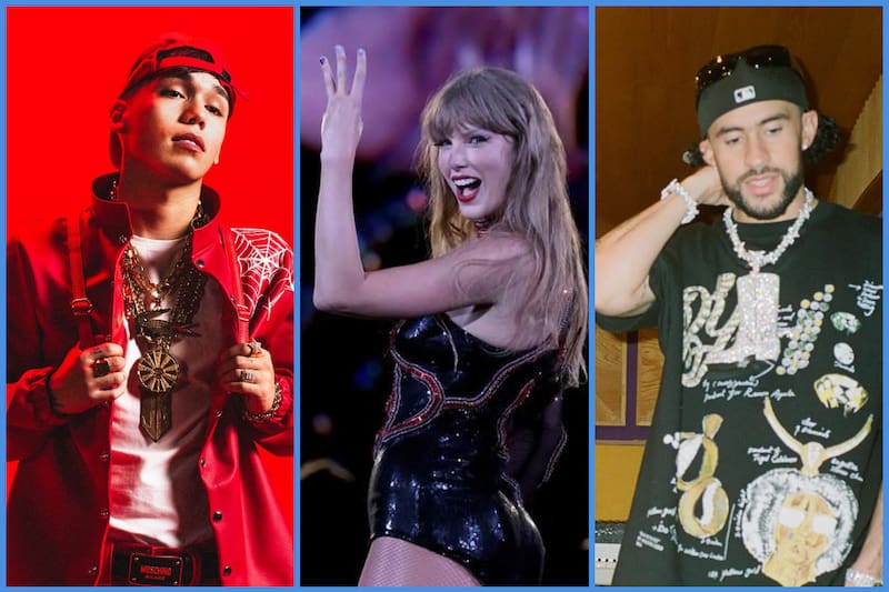 Estos son los artistas más escuchados en Chile y el mundo en 2023