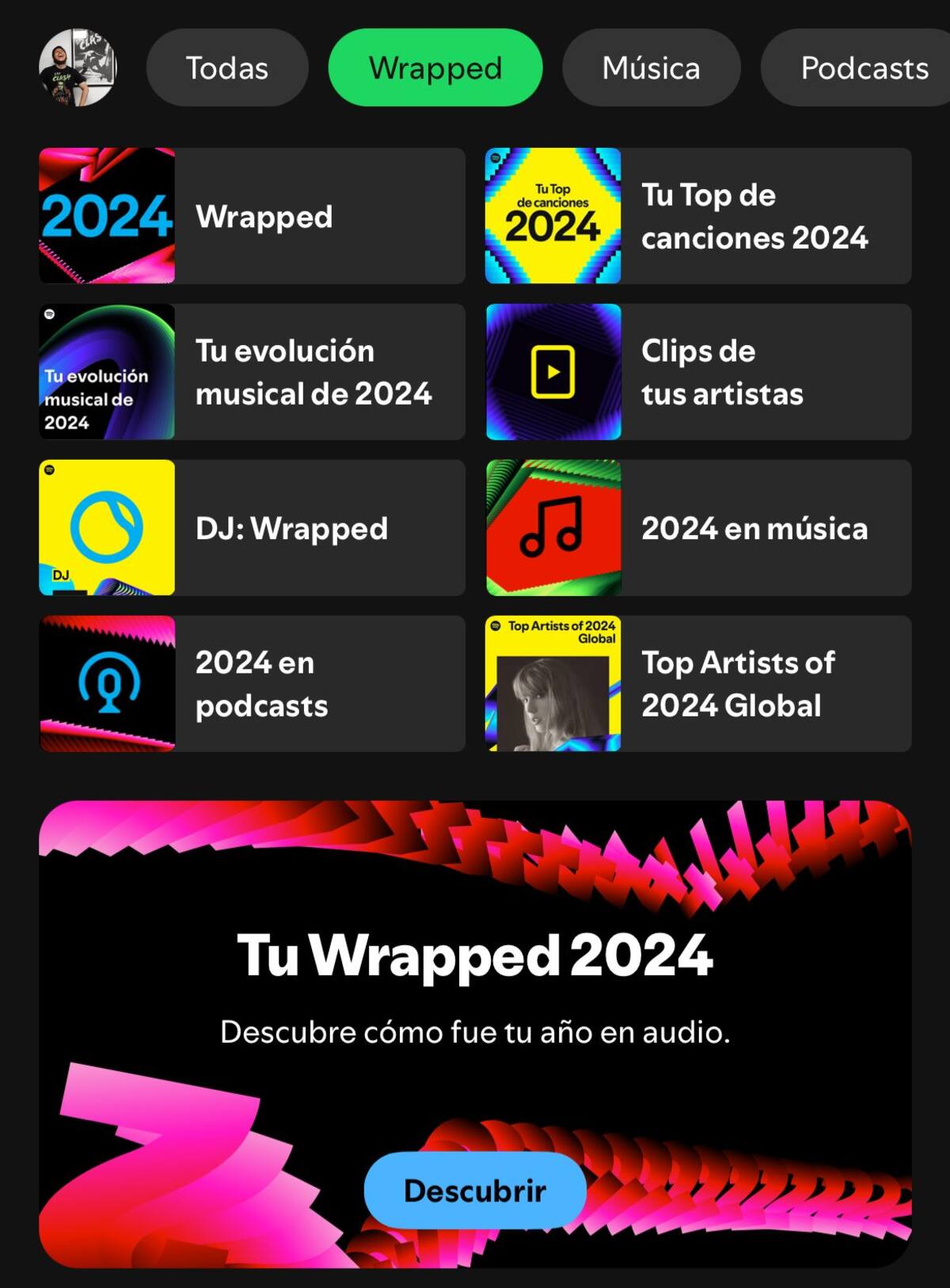 Así puedes ver tu resumen musical del año.