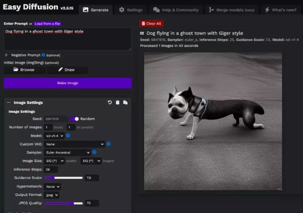 Ingresa a la página web de Stable Diffusion y podrás crear increíbles imágenes.