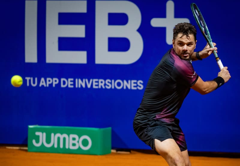 Stan Wawrinka en el Argentina Open.