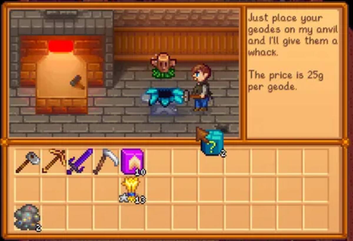 Deberás ir donde Clint para abrir las Cajas Misteriosas.