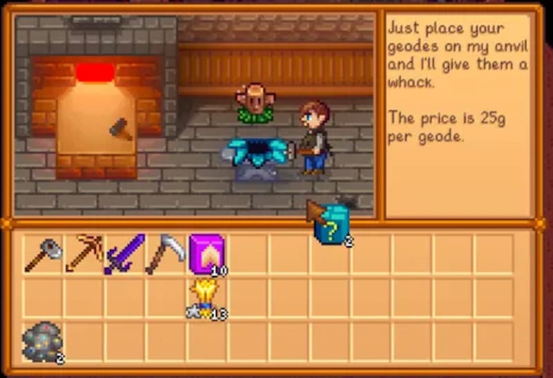 Deberás ir donde Clint para abrir las Cajas Misteriosas.