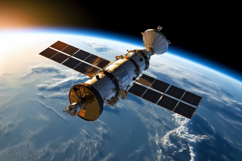 Cuando despegan los satélites se observan con un tren de estrellas desde la Tierra.