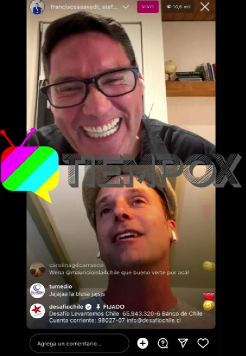 El humorista se lució con múltiples imitaciones de famosos rostros.