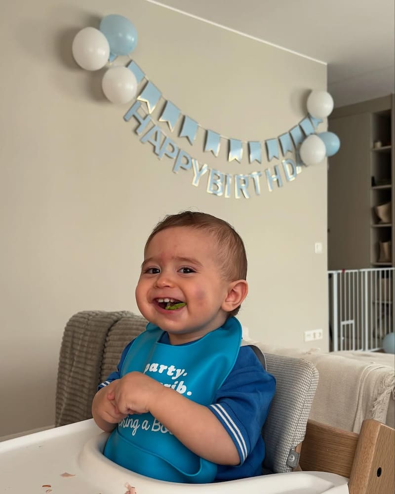 La influencer celebró el primer cumpleaños de su hijo.