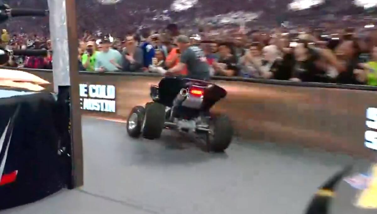 Steve Austn provocó un accidente en Wrestlemania.