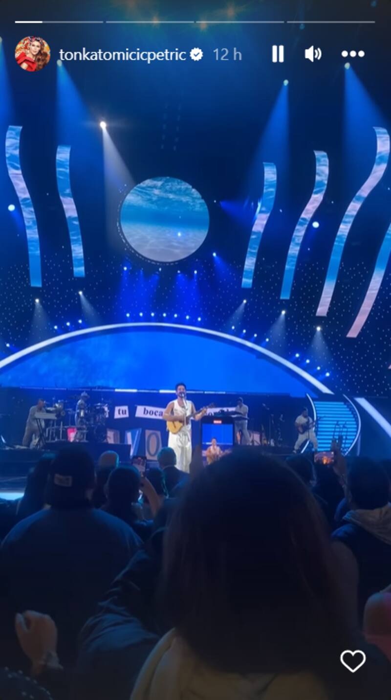 Tonka Tomicic asistió por primera vez a Viña 2023. Créditos: @tonkatomicicpetric