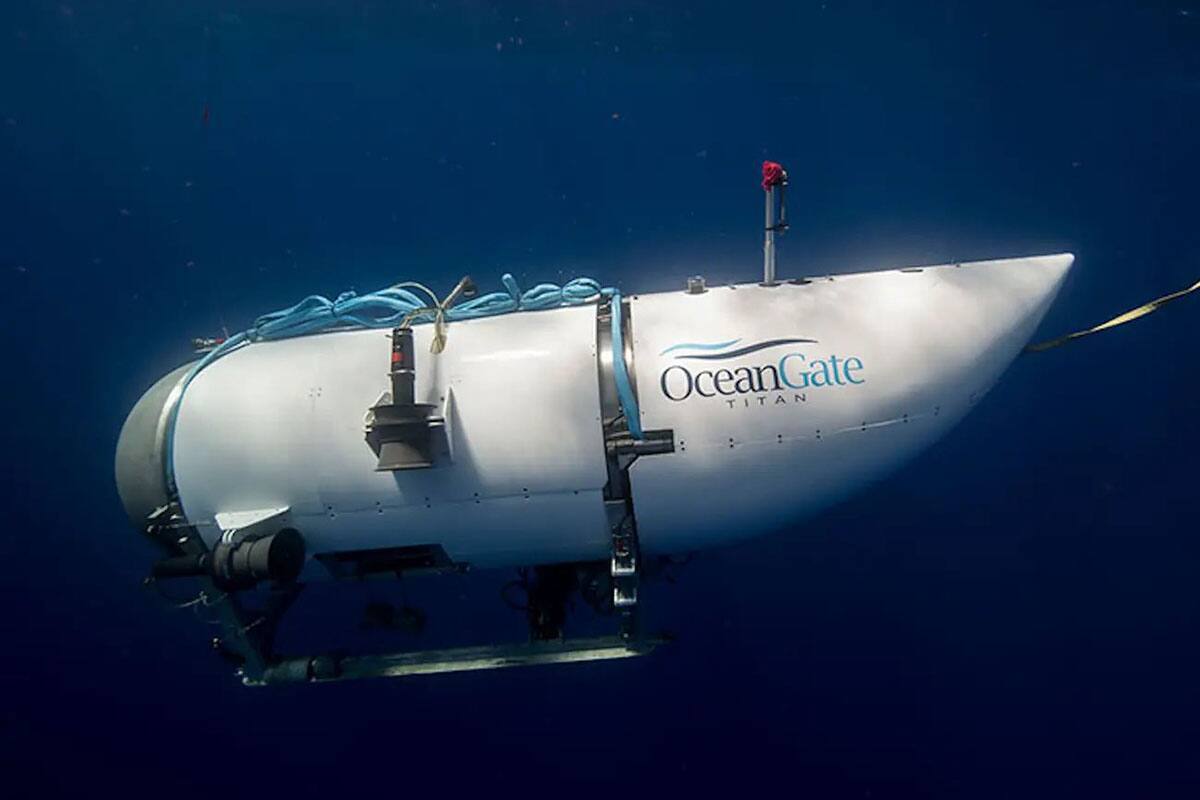 Así era el sumergible. Créditos: OceanGate