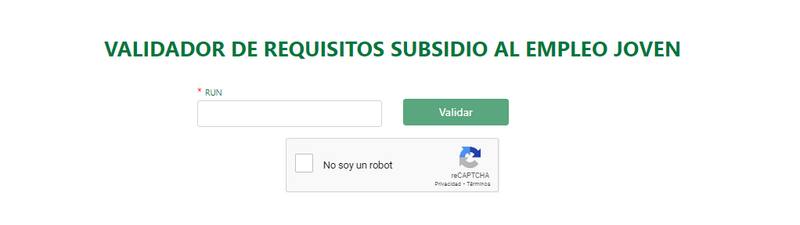 Solo con tu RUT puedes revisar si te corresponden los pagos mensuales del Subsidio al Empleo Joven.