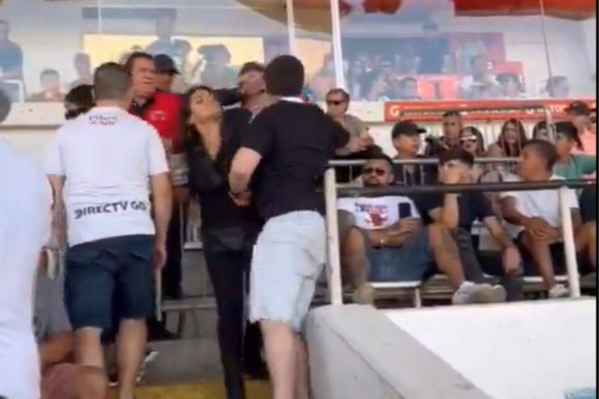 Un niño fue agredido en la Tribuna Rapa Nui del Estadio Monumental.