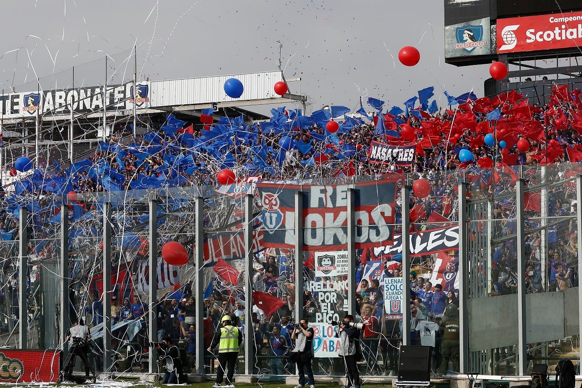 Superclásico, Barra U. de Chile, Estadio Monumental