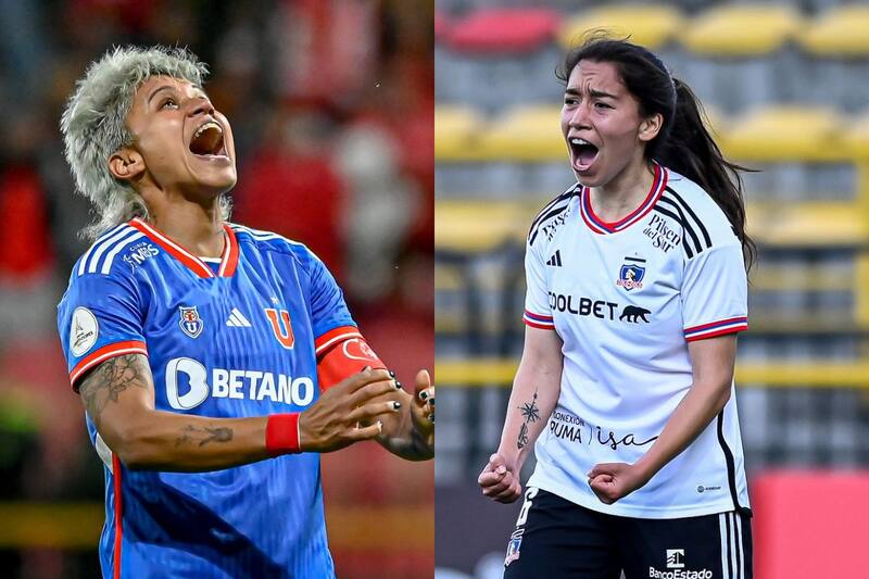 Fernanda Pinilla, de Universidad de Chile, y Yastin Jiménez, de Colo Colo, dos que se perfilan como titulares para el partido del lunes. Fotos: Prensa Conmebol.
