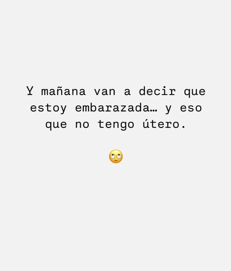 La actriz se descargó en redes.